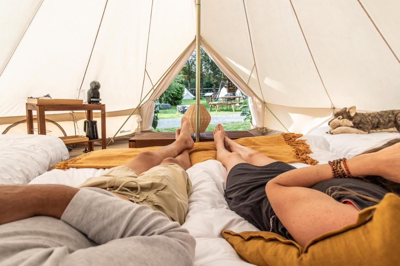 Cocoon Village - Glamping - Domaine Des Grottes De Han Rochefort Esterno foto